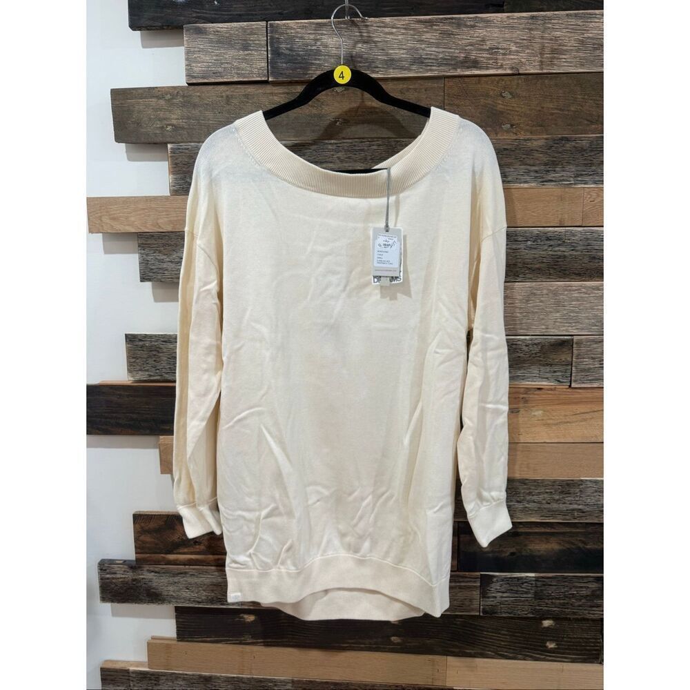 Barefoot dreams NWT drapeback tunic sweater oversized relax fit sz S